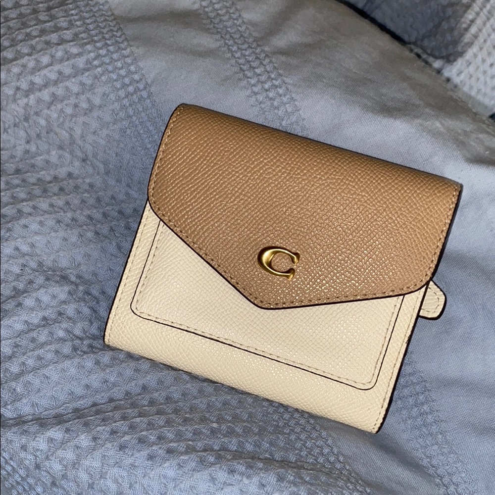 Coach Tan and Cream Women's Wallet